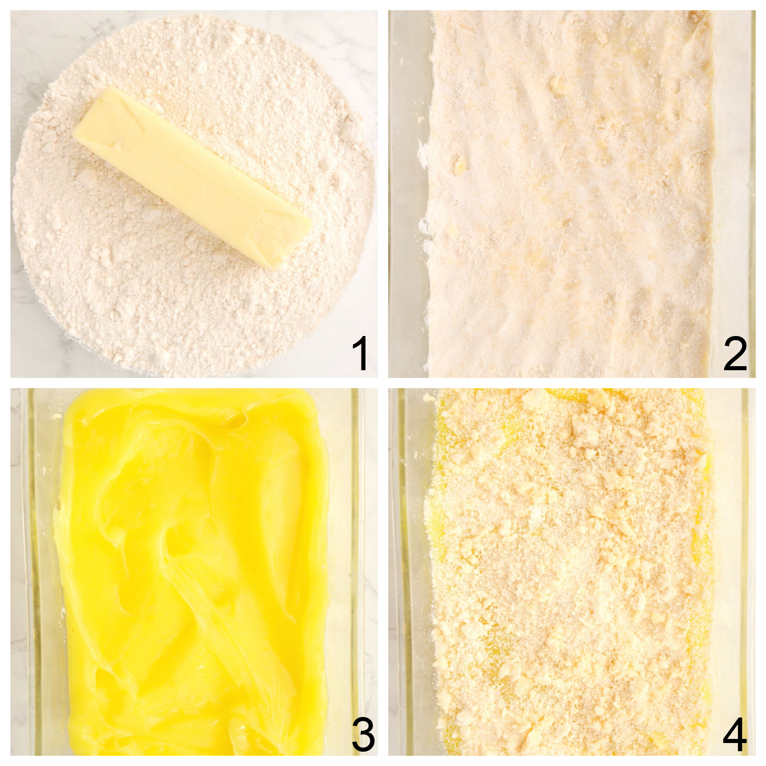 steps for making easy lemon bars