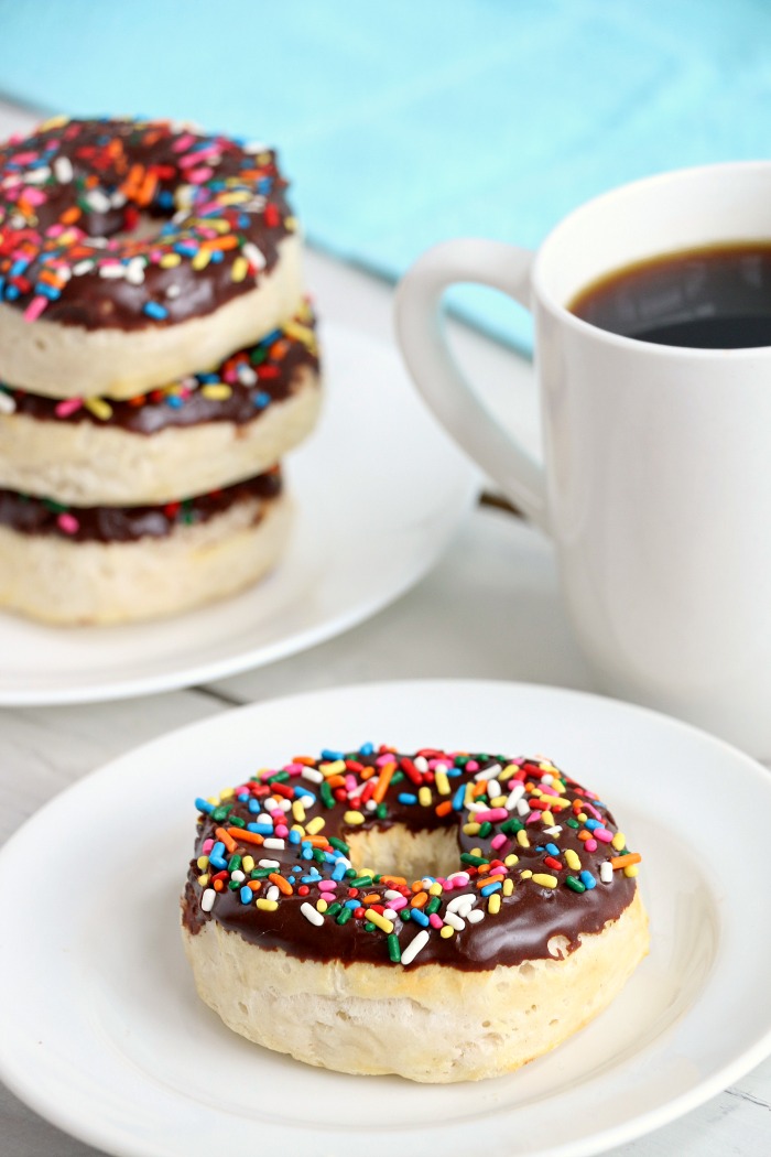 Air Fryer Donuts - Easy, soft and delicious 5-ingredient donuts you can make right in your air fryer!