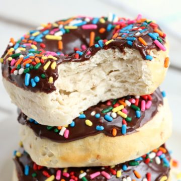 Air Fryer Donuts - Easy, soft and delicious 5-ingredient donuts you can make right in your air fryer!