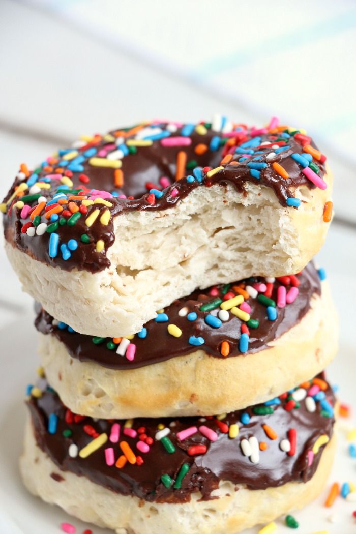 Air Fryer Donuts - Easy, soft and delicious 5-ingredient donuts you can make right in your air fryer!