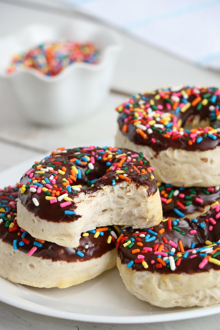 Air Fryer Donuts - Easy, soft and delicious 5-ingredient donuts you can make right in your air fryer!