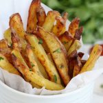 Air Fryer French Fries - Delicious hand cut fries made in the air fryer with 75% less fat than deep frying!