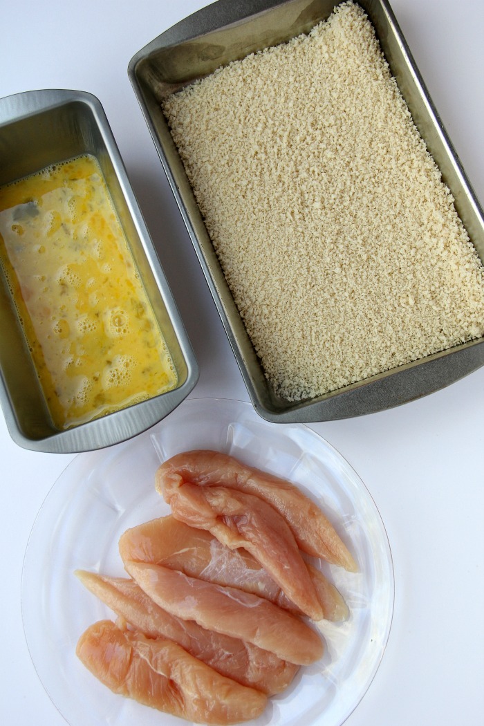 5-Ingredient Air Fryer Lemon Chicken - Chicken tenderloins are dredged in egg and Panko, then air-fried to create a crispy crust. A little salt and squeeze of lemon brings this dish to life!