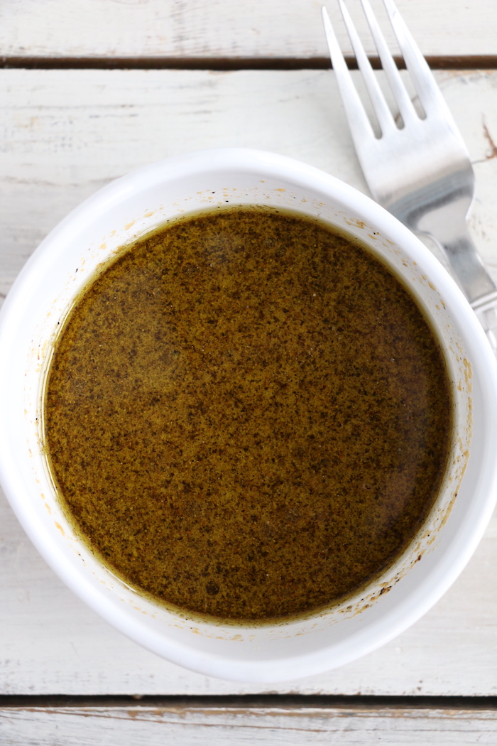 Salmon marinade made with brown sugar