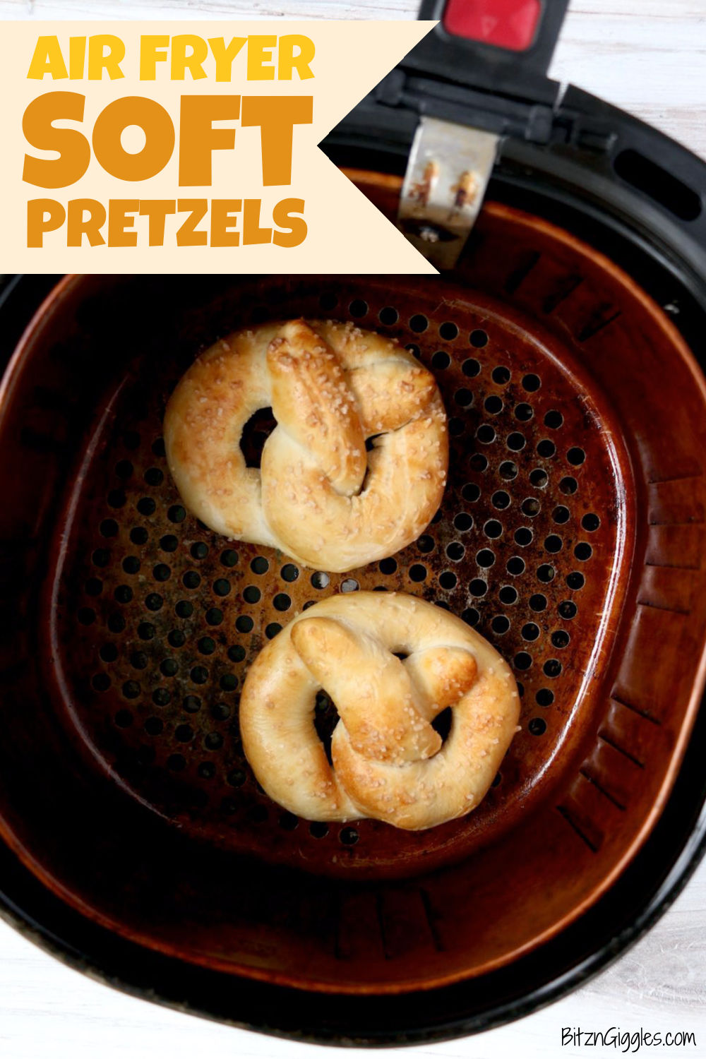 making soft pretzels in an air fryer