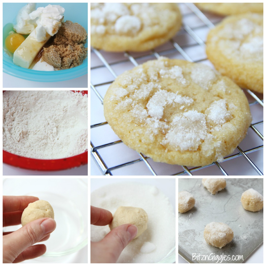 Angel Cookies - A soft and chewy vanilla cookie topped with a gorgeous sugar glaze.