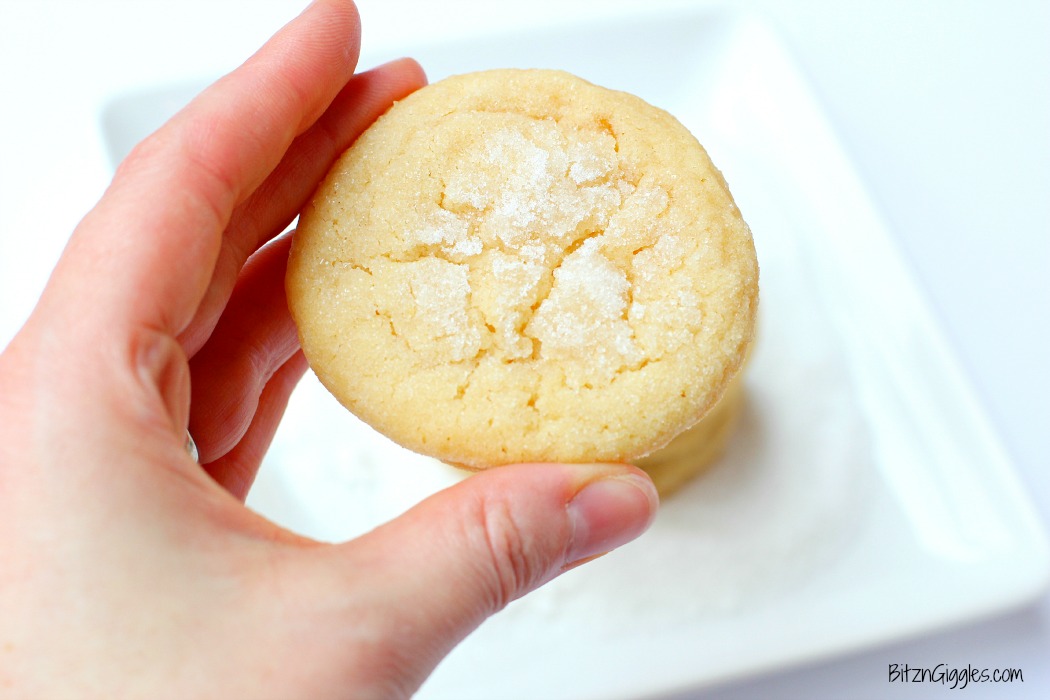 Angel Cookies - A soft and chewy vanilla cookie topped with a gorgeous sugar glaze.