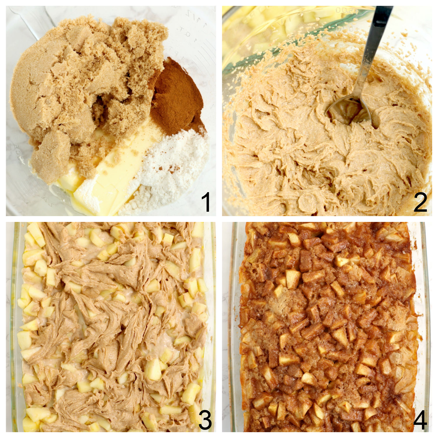 steps for making cinnamon streusel