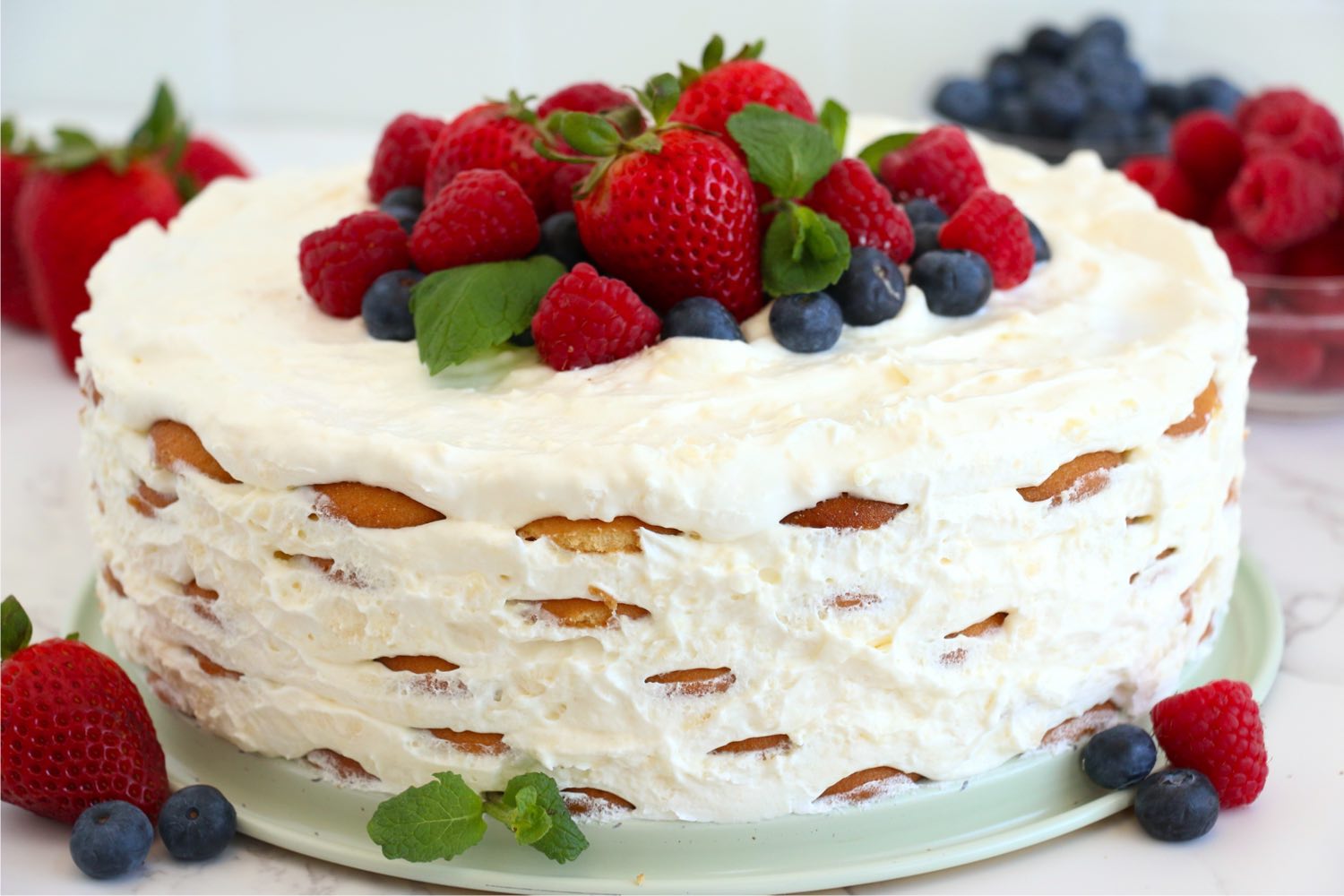 vanilla wafer layered icebox cake