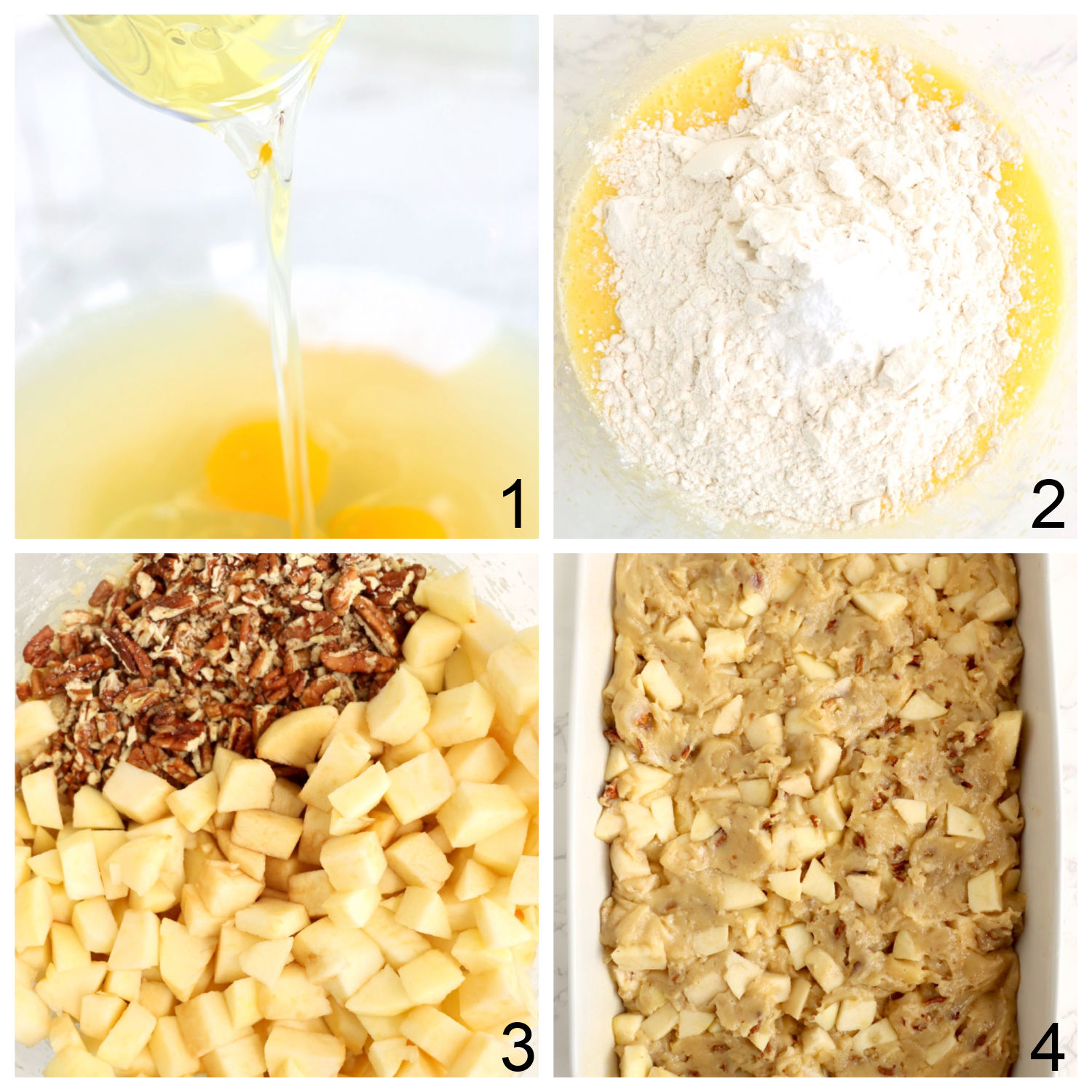 steps for making apple cake