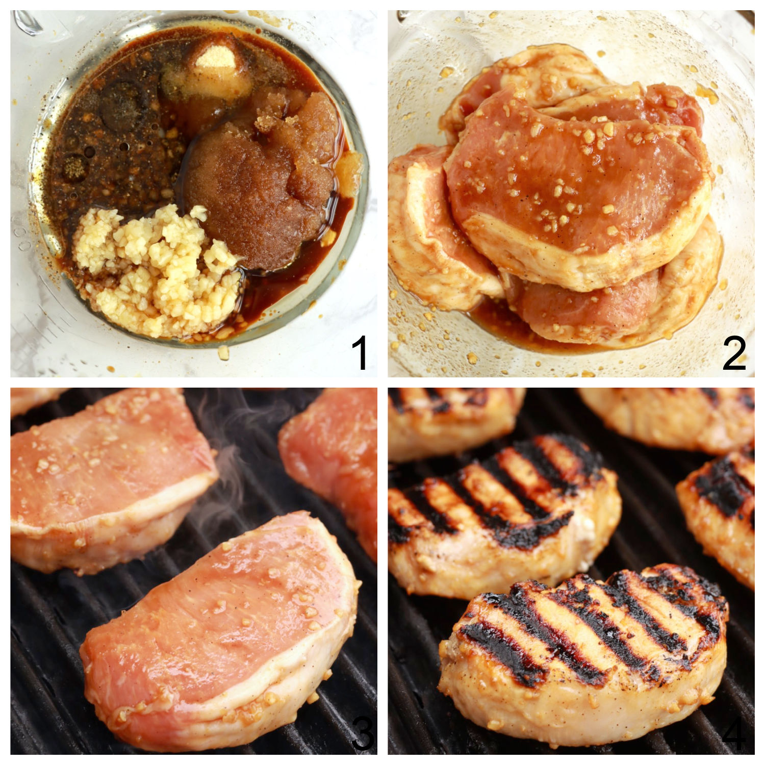 steps for making pork chop marinade