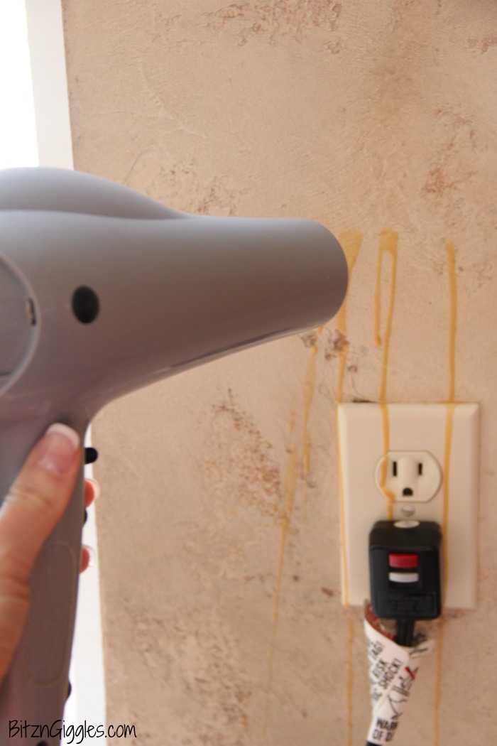 How to Remove Wax From Your Wall - How to remove cooled wax from the wall after your wax warmer accidentally gets bumped!