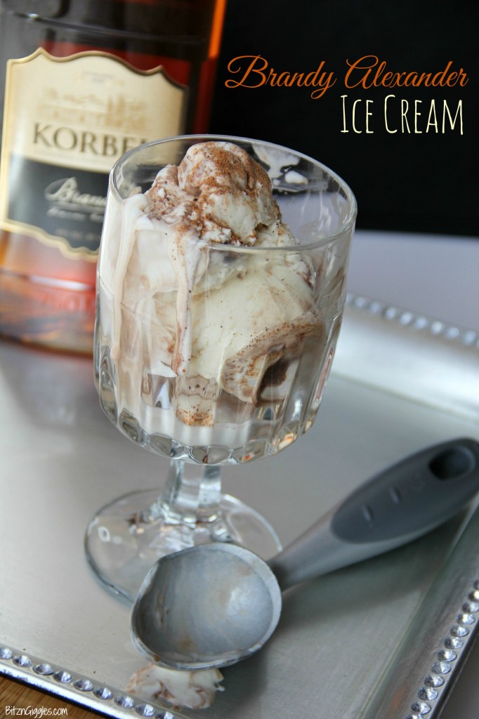 Brandy Alexander Ice Cream - Bitz & Giggles