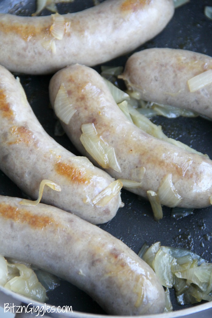 Beer Brat Cheesy Chowder - A flavorful, cheesy and delicious Midwestern-inspired chowder sure to satisfy the heartiest of appetites!