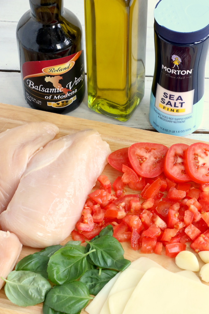 ingredients for bruschetta chicken
