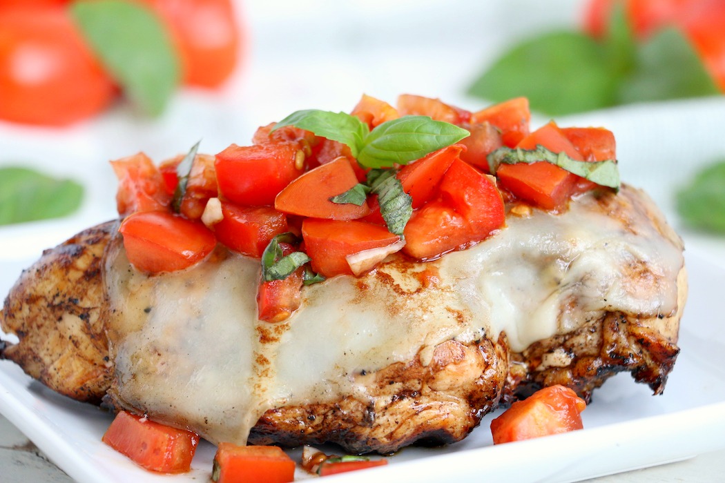 grilled balsamic bruschetta chicken