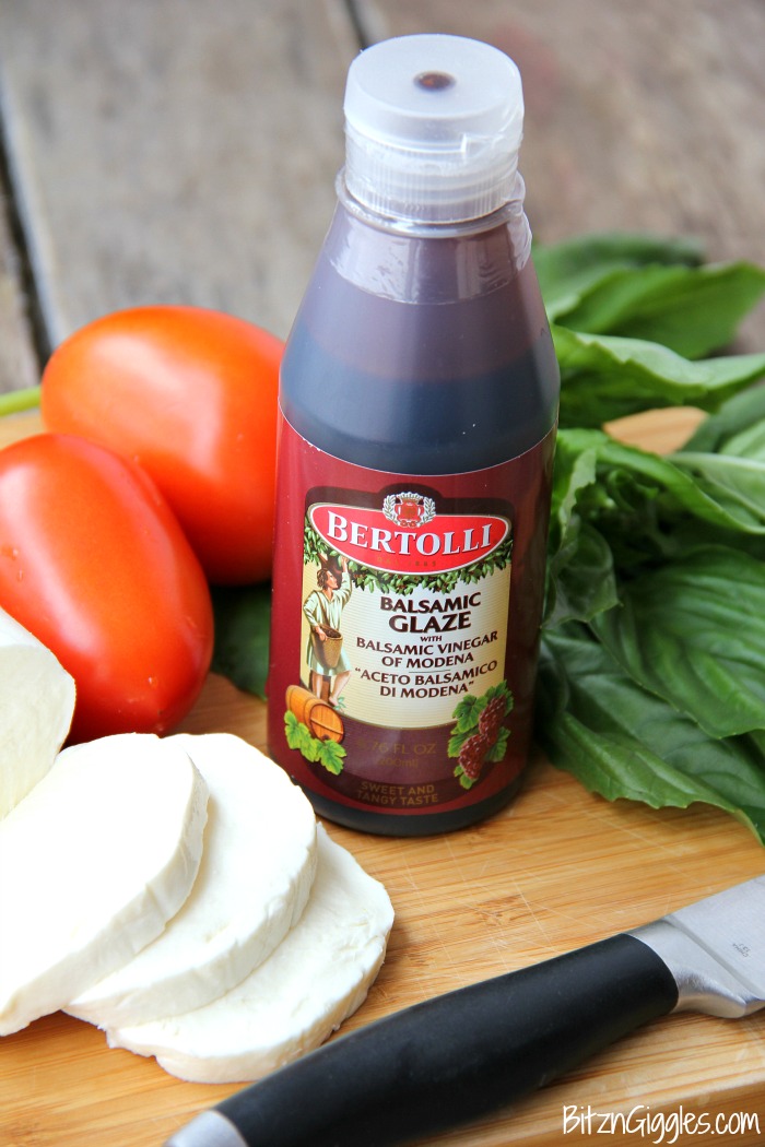 Caprese Pizza - Fresh tomatoes, basil, mozzarella and a sweet balsamic glaze makes this quite possibly the best pizza on the planet!