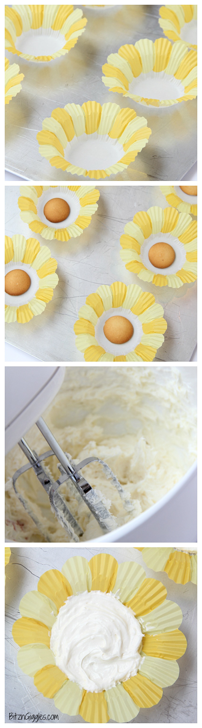 Vanilla Cheesecake Birds Nests - Mini vanilla cheesecake desserts with a wafer crust and creamy, dreamy filling. So light and delicious!