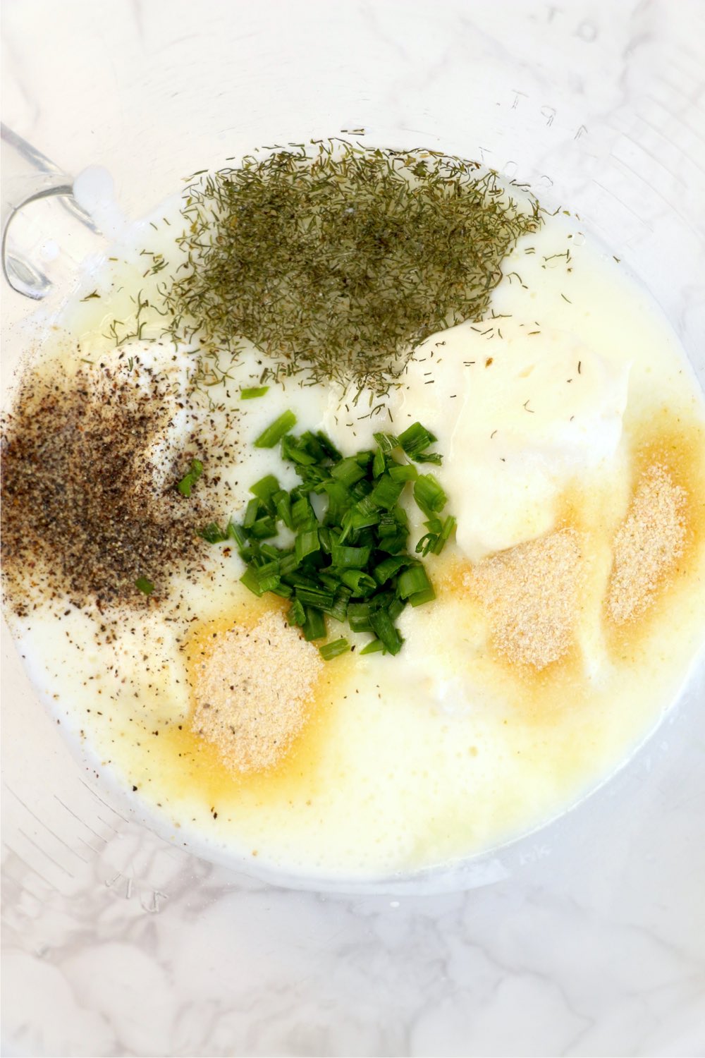 ingredients for ranch dressing