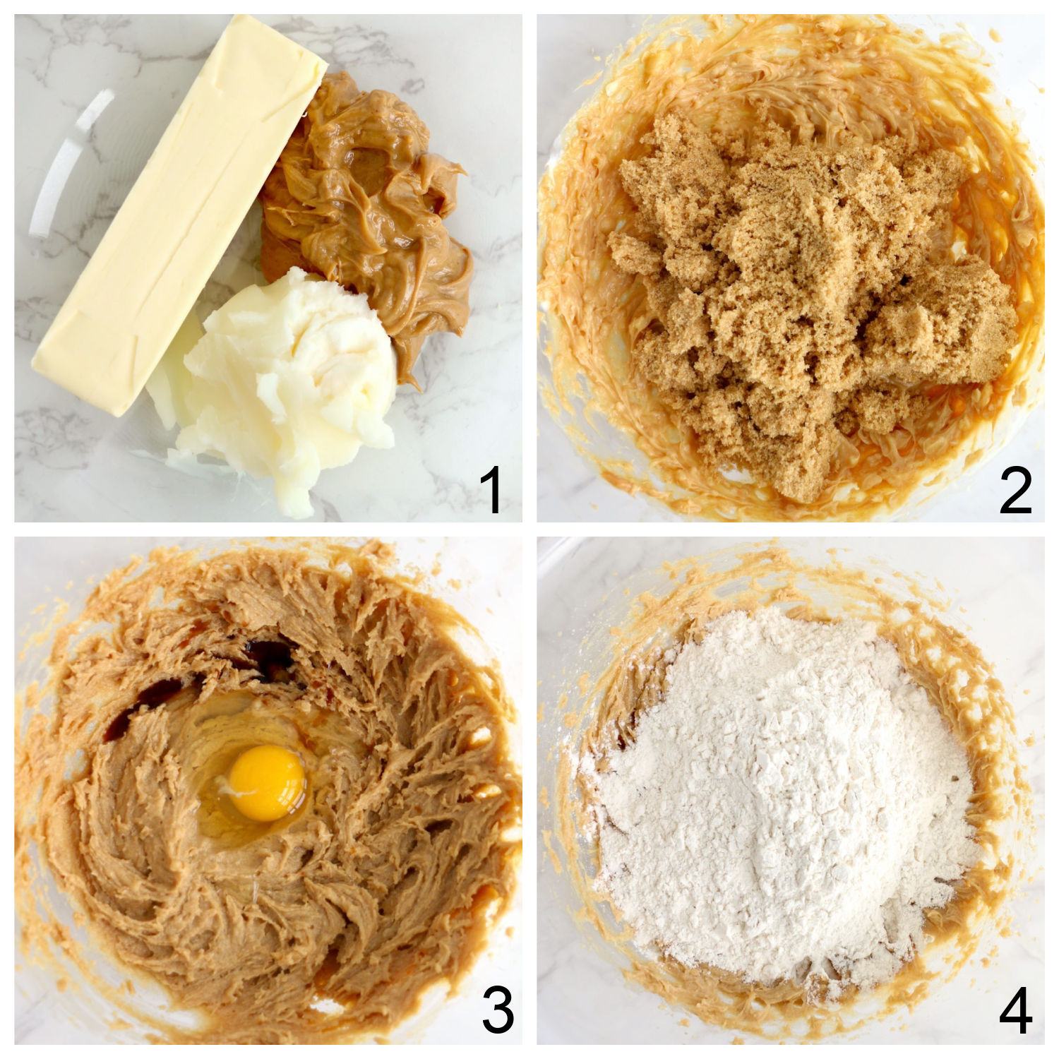steps for making peanut butter cookies