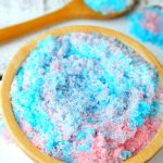 Cotton Candy Lip Scrub - a cotton candy flavored, homemade sugar scrub for sweet, kissable lips!
