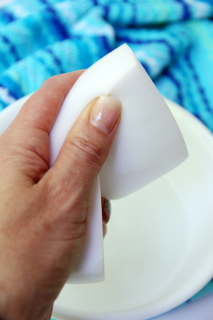 DIY Magic Erasers - Make your own Magic Erasers at home for cheap! All you need is water and three ingredients. You'll be amazed at how well they work!