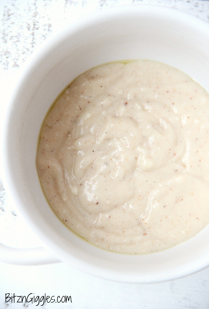 Cinnamon Sugar Doughnut Mug Cake - This delicious mug cake literally takes about 60 seconds to make in the microwave. It tastes just like a cinnamon sugar doughnut!