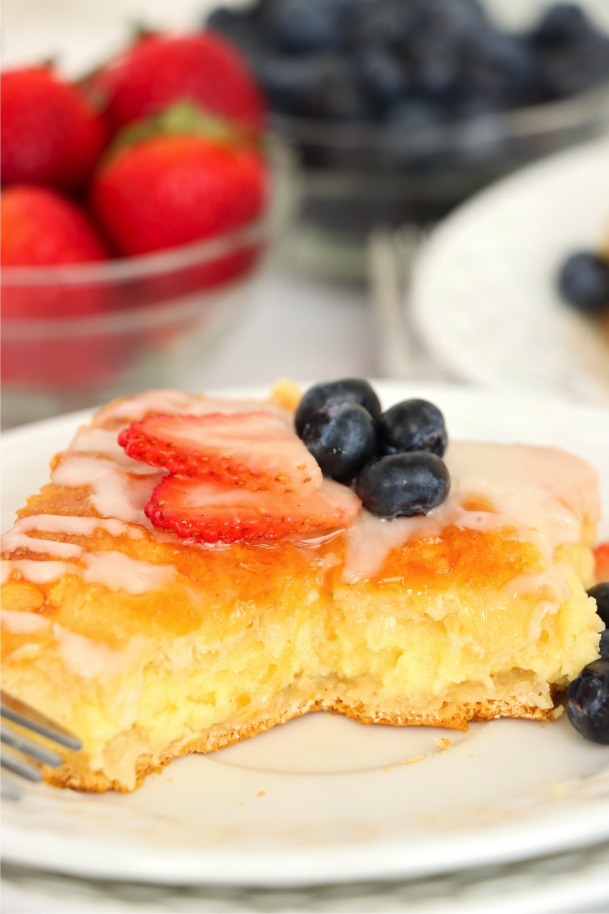 slice out of a piece of cheese danish