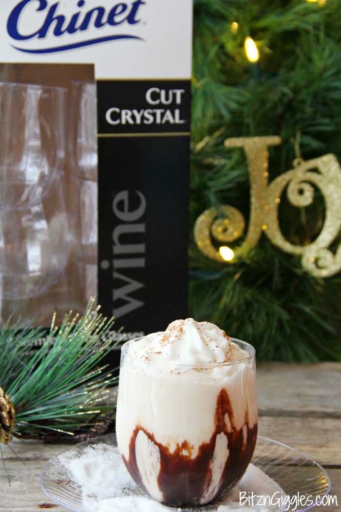 No Blend Frozen Mudslide - A decadent combination of rich chocolate and creamy vanilla! A delicious ice cream drink for adults - no blender required!