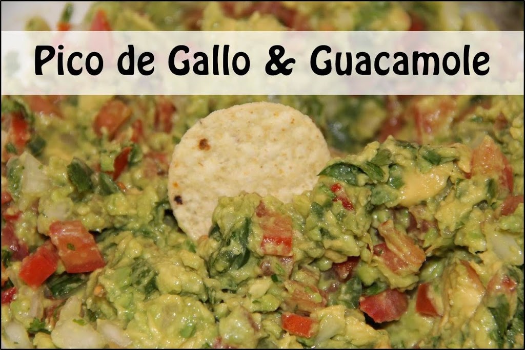 Pico de Gallo & Guacamole - An easy and delicious Pico de Gallo appetizer recipe perfect for dipping! So many fresh ingredients and so good for you, too!
