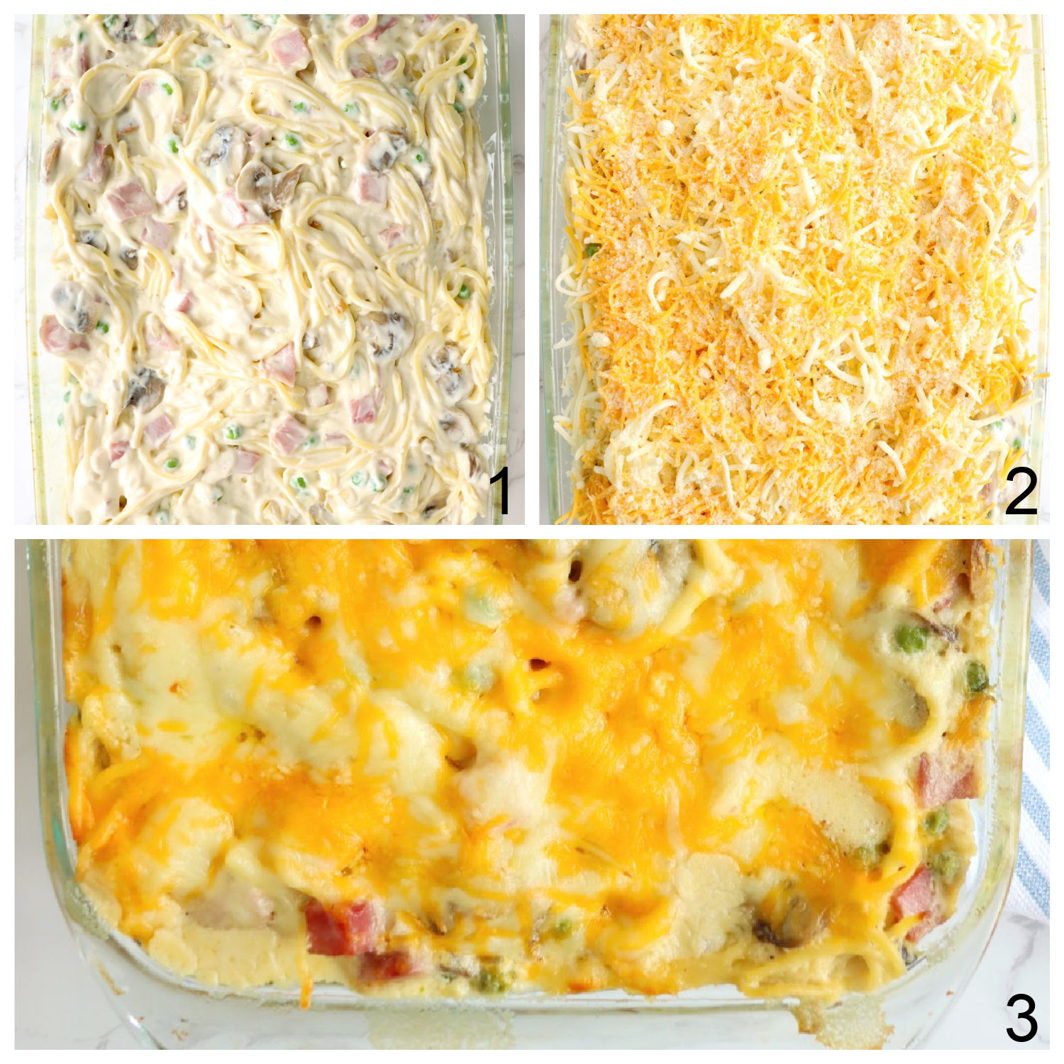 steps for baking ham tetrazzini