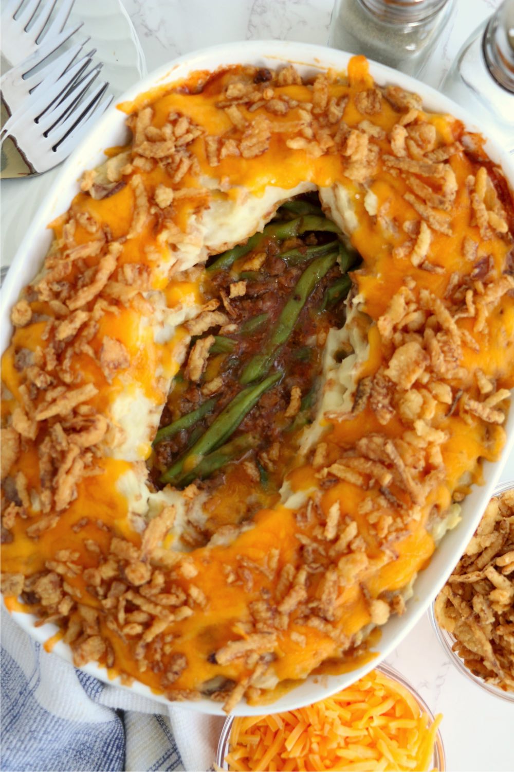 classic hamburger and potato casserole