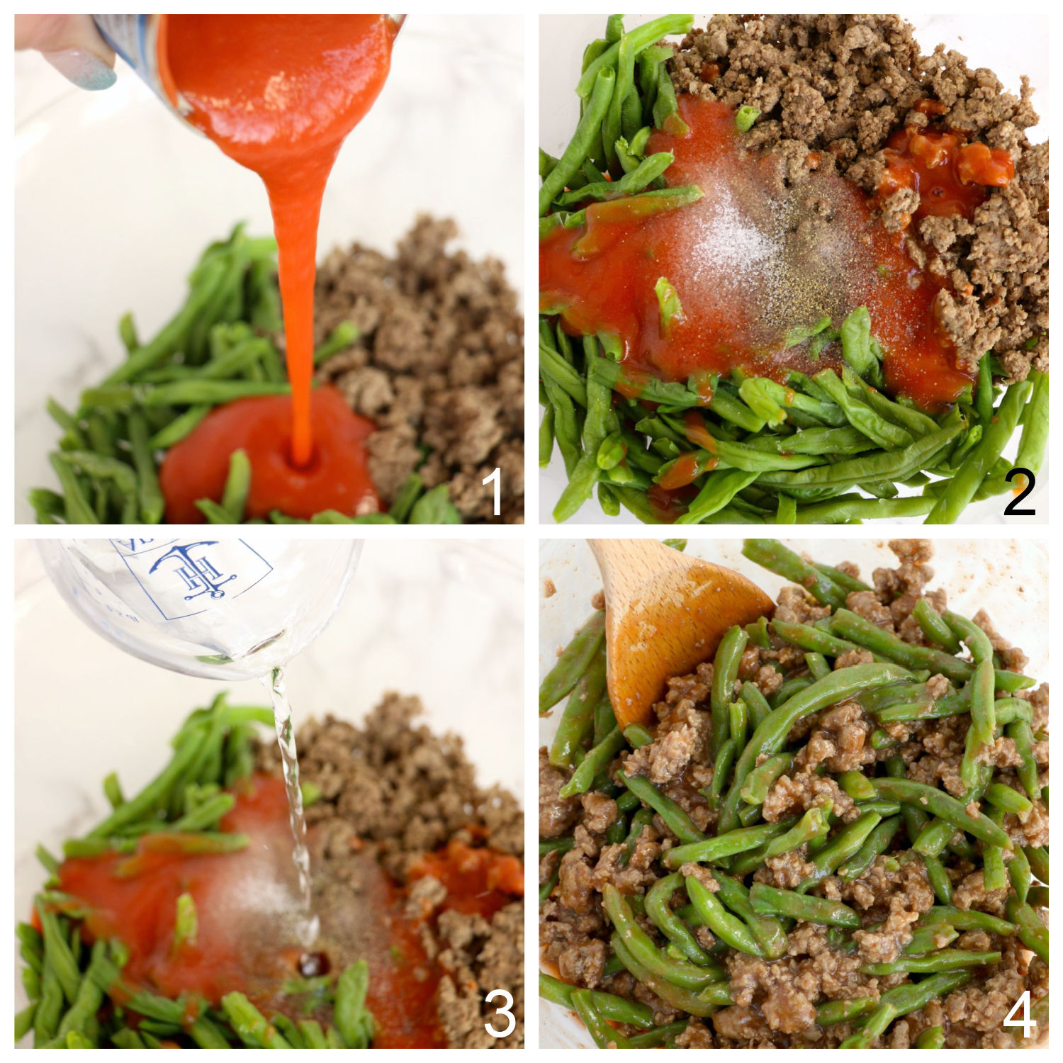 steps for making a green bean casserole