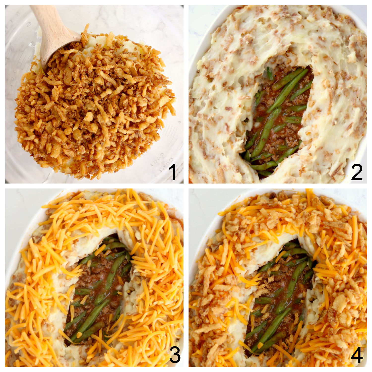 steps for making a casserole