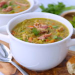 crock of split pea soup
