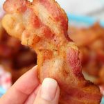 Air Fryer Bacon - Using an air fryer makes the most perfect, crispy bacon. And it's SO easy!!