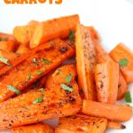 Honey Roasted Carrots - sweet and flavorful carrots roasted to perfection! Such a delicious side to any meal!