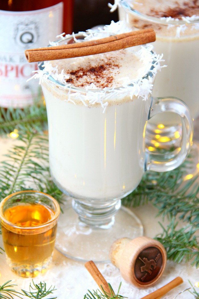 Hot Buttered Rum - This classic hot cocktail is sure to warm you up with a delicious combination of milk, rum and spices. So wonderful and creamy!