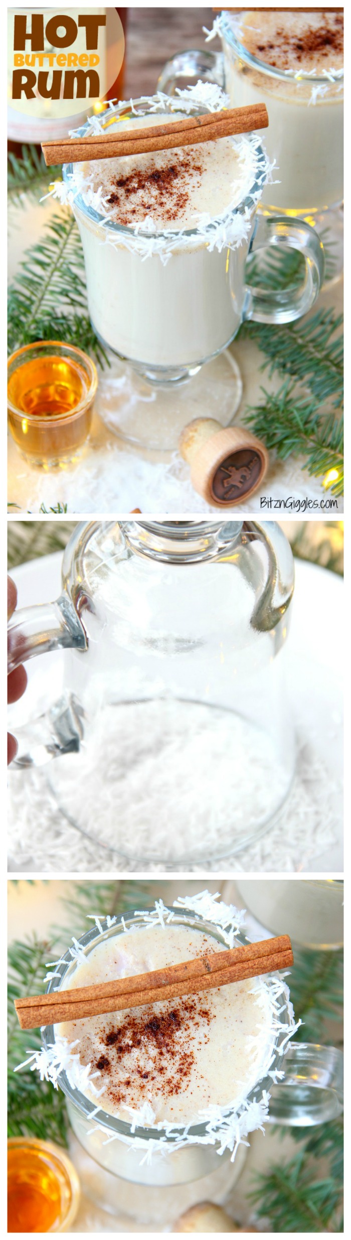 Hot Buttered Rum - This classic hot cocktail is sure to warm you up with a delicious combination of milk, rum and spices. So wonderful and creamy!