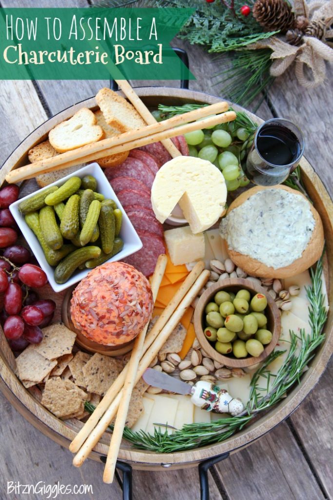 How to Assemble a Charcuterie Board - Step-by-step instructions on how to make your own charcuterie board! This is such a easy and stunning idea for a party!