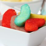 JELL-O Apples - What a fun way to snack on apples! The JELL-O gives the apples a sweetened, tangy kick. Kids love them!