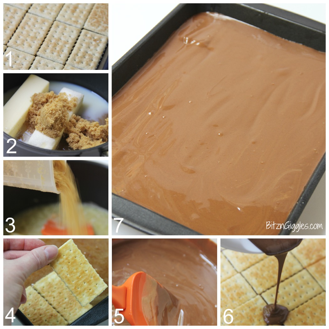 Peanut Butter Fudge Cracker Bars - A sweet and salty cracker layered dessert covered in rich peanut butter chocolate fudge!