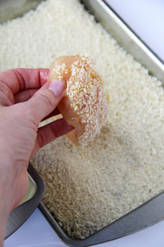 5-Ingredient Air Fryer Lemon Chicken - Chicken tenderloins are dredged in egg and Panko, then air-fried to create a crispy crust. A little salt and squeeze of lemon brings this dish to life!