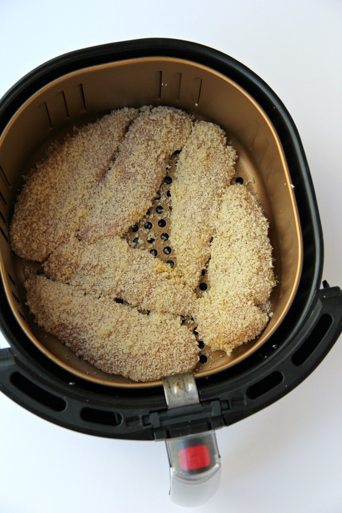 5-Ingredient Air Fryer Lemon Chicken - Chicken tenderloins are dredged in egg and Panko, then air-fried to create a crispy crust. A little salt and squeeze of lemon brings this dish to life!