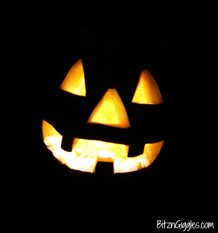Lit up Pumpkin