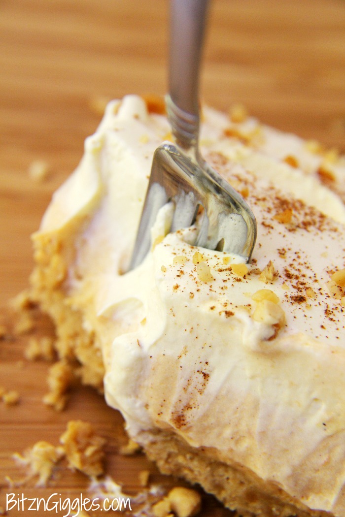 Mile High Pumpkin Pie Bars