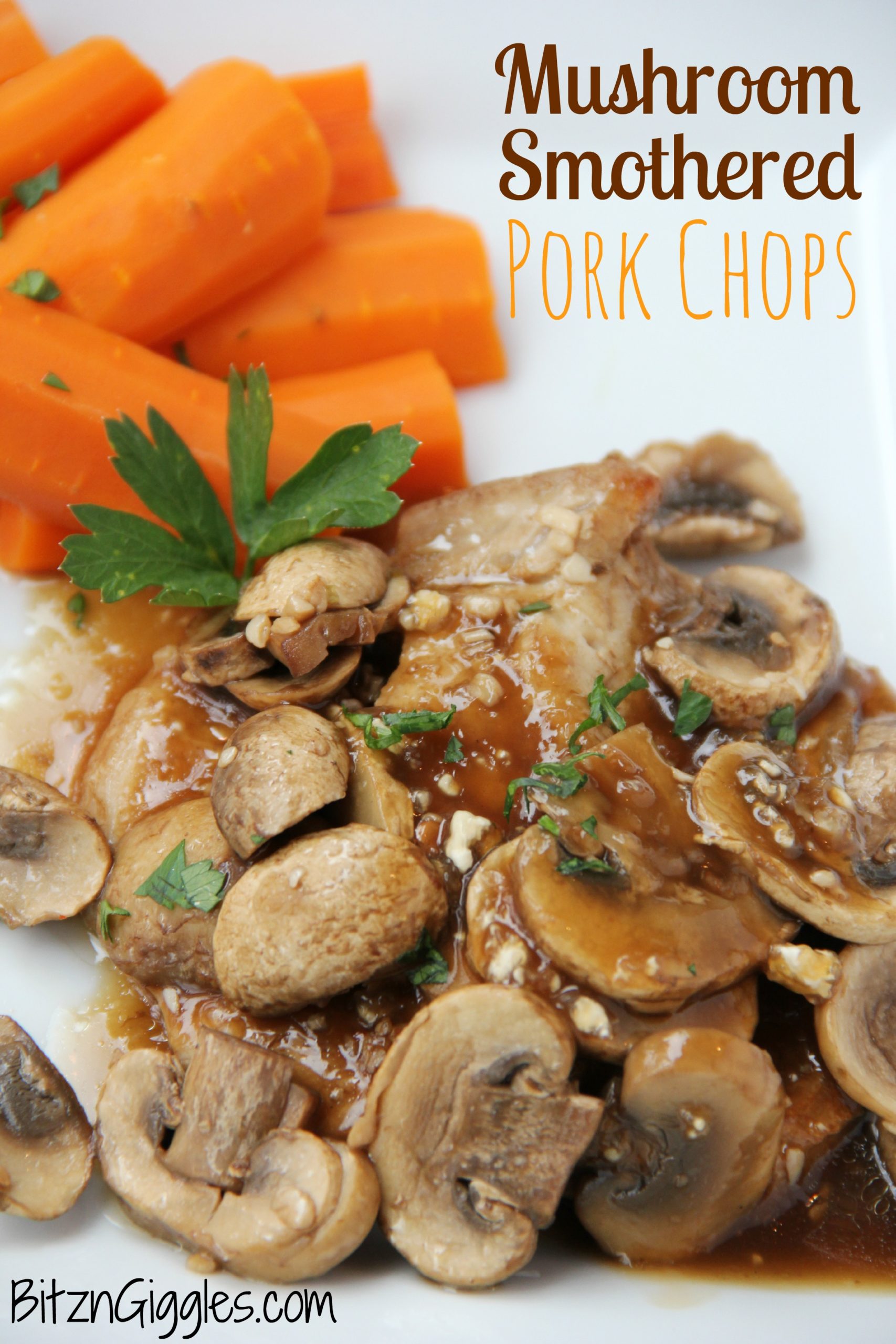 Mushroom Smothered Pork Chops