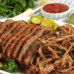 sliced and shredded beef brisket