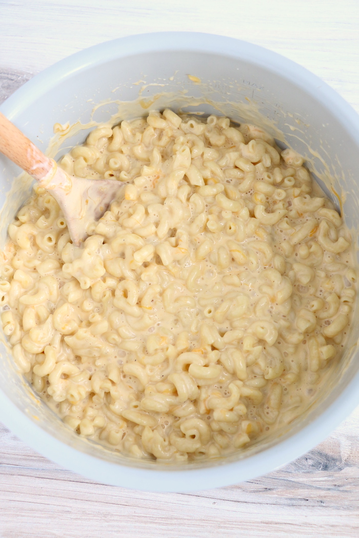 Mac and cheese in Ninja Foodi cooking pot