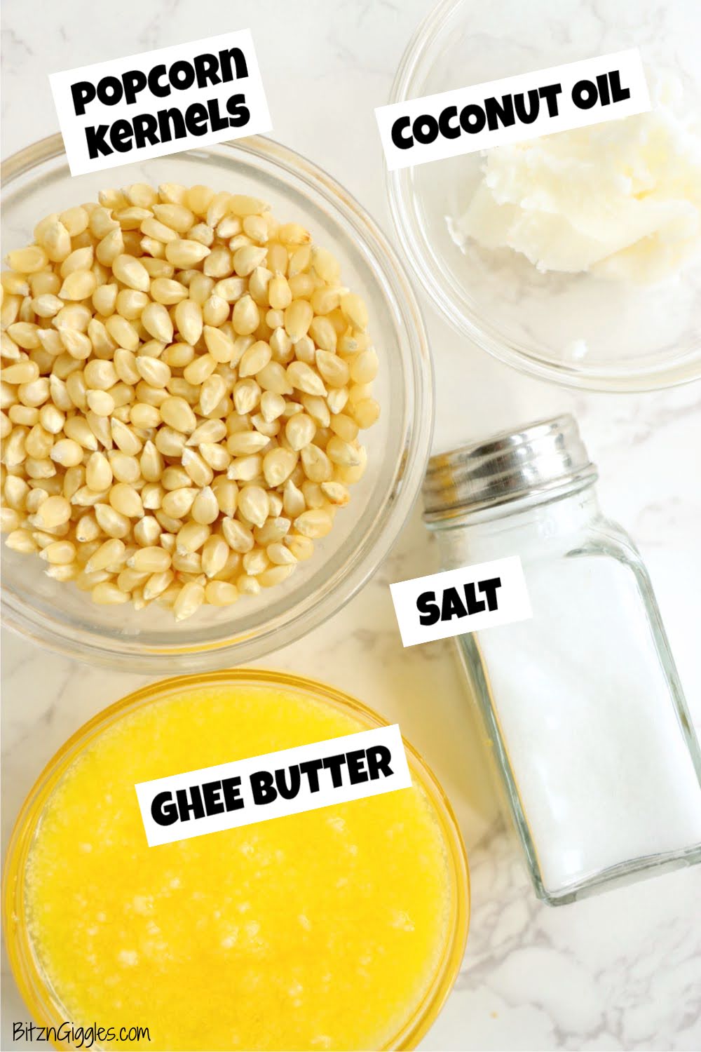 ingredients to make movie theatre style popcorn at home